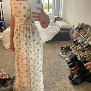 Urban outfitters kimchi blue floral maxi dress